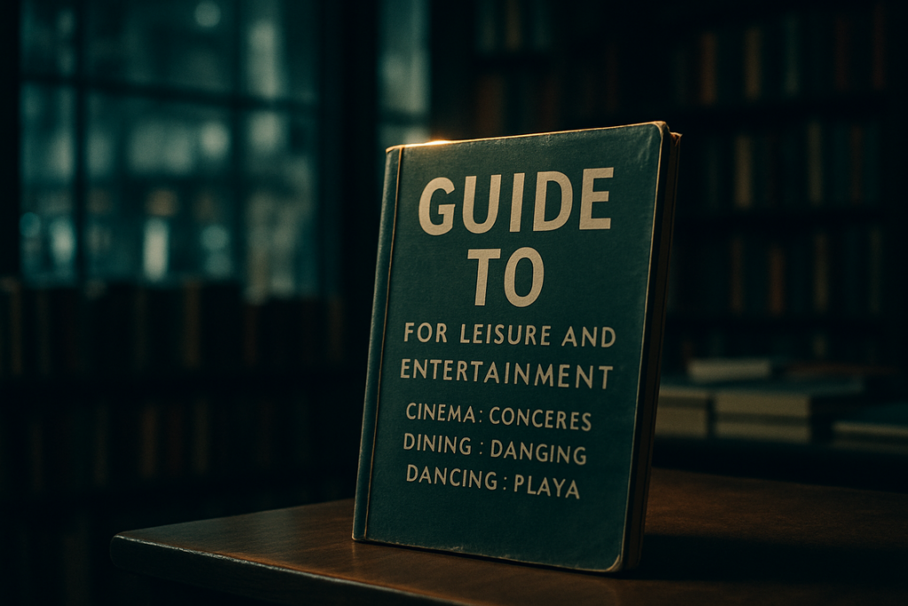 leisure guide activities electrentertainment